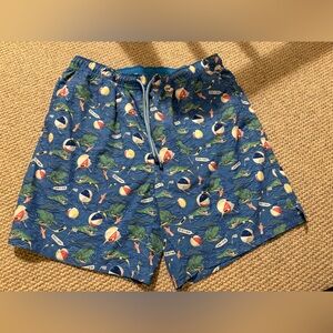 Peter Millar swim shorts size large Happy Gilmore theme